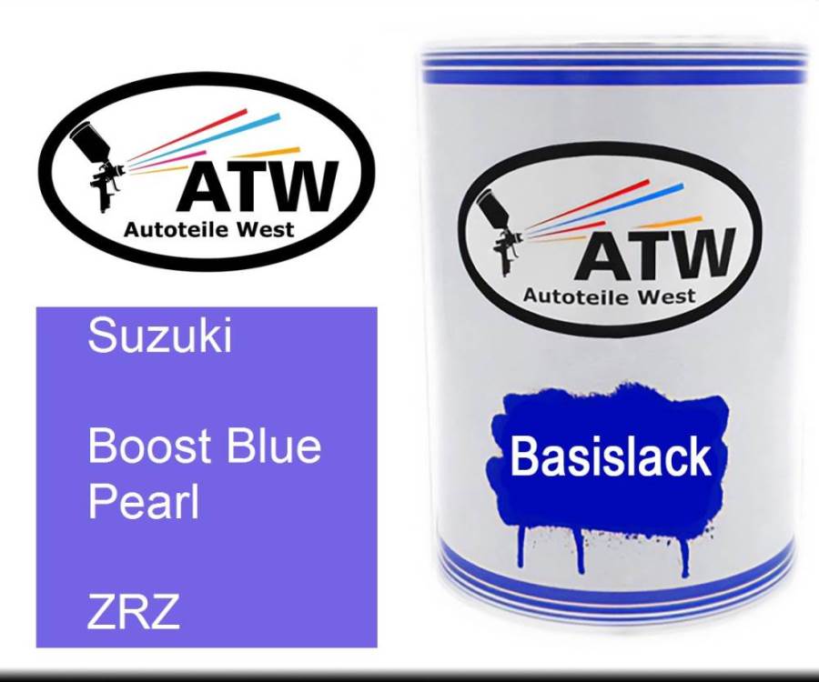 Suzuki, Boost Blue Pearl, ZRZ: 500ml Lackdose, von ATW Autoteile West.